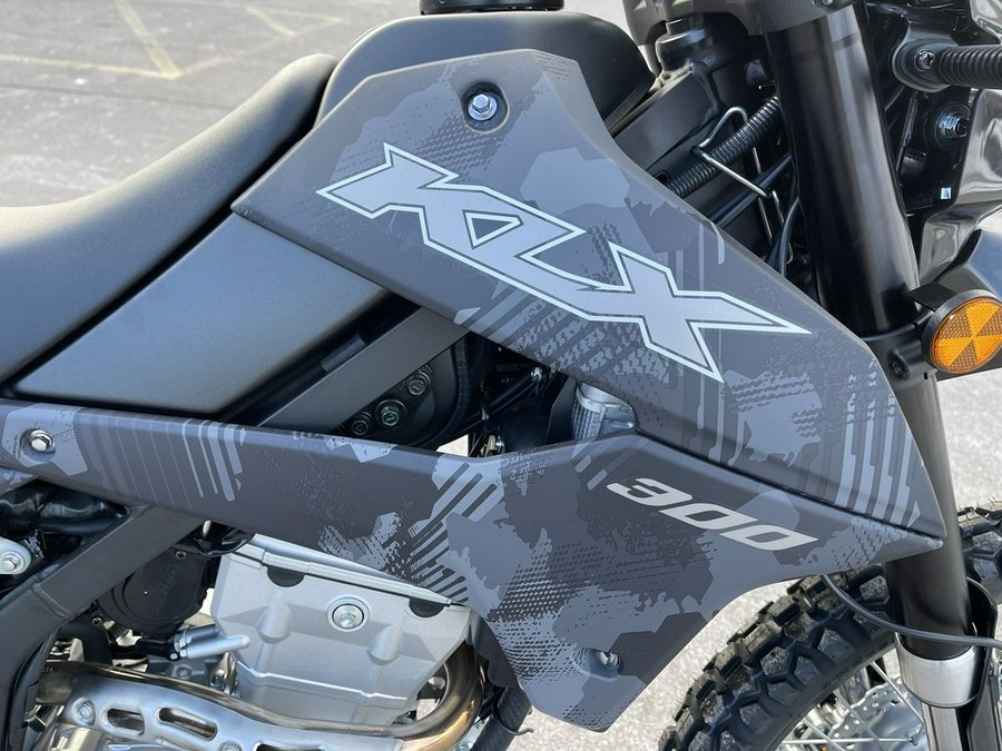 2023 Kawasaki KLX®300 Fragment Camo Gray