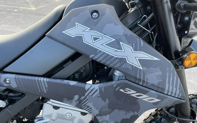 2023 Kawasaki KLX®300 Fragment Camo Gray