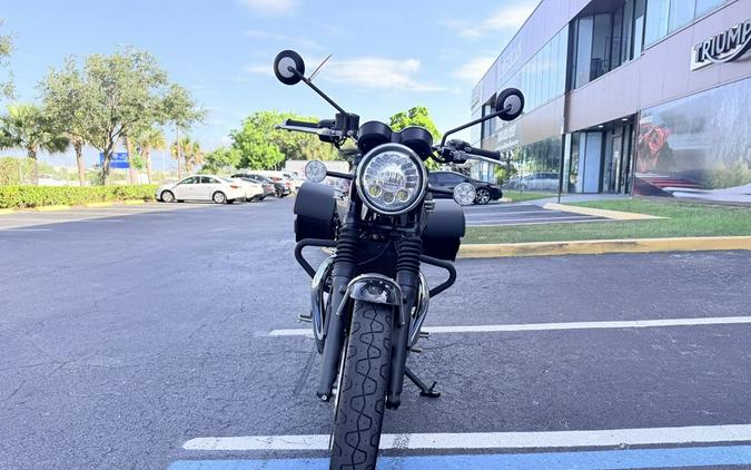 2023 Triumph Bonneville T120 Cordovan Red Silver Ice
