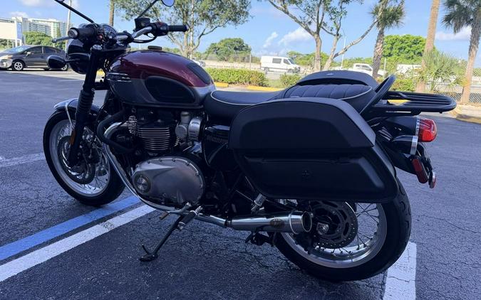 2023 Triumph Bonneville T120 Cordovan Red Silver Ice