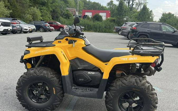 2017 Can-Am® Outlander™ XT™ 570 Yellow