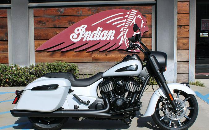 2026 Indian Motorcycle® Springfield ® Dark Horse® Ghost White Metallic Smoke