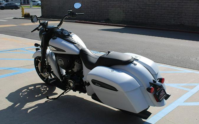 2026 Indian Motorcycle® Springfield ® Dark Horse® Ghost White Metallic Smoke