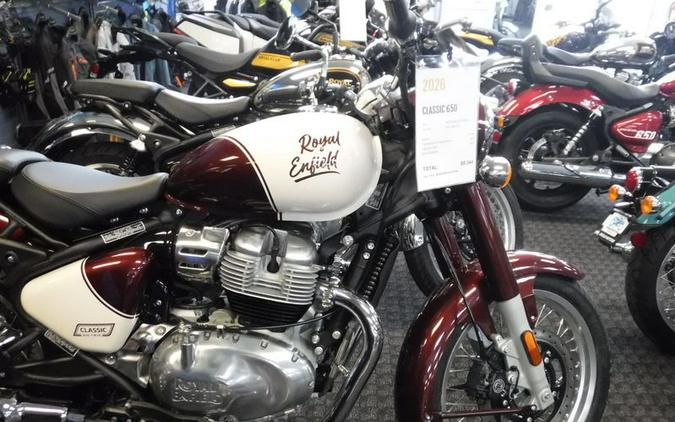 New 2026 Royal Enfield Classic 650 Motorcycle in Kansas City, MO