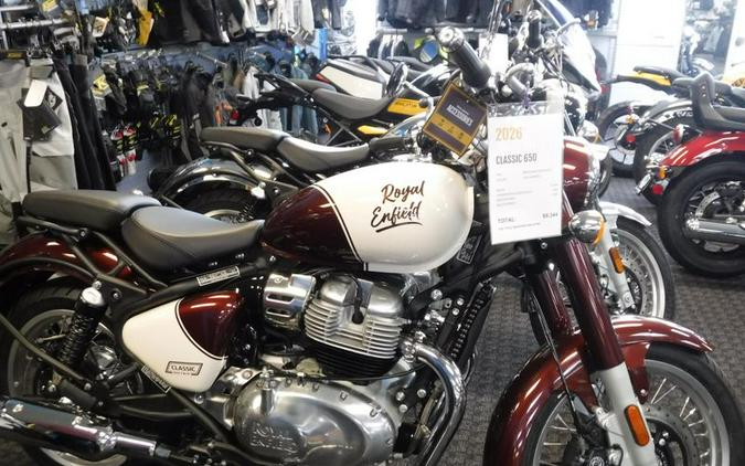 New 2026 Royal Enfield Classic 650 Motorcycle in Kansas City, MO