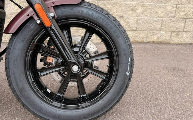 2026 Indian Scout Bobber Maroon Metallic Smoke