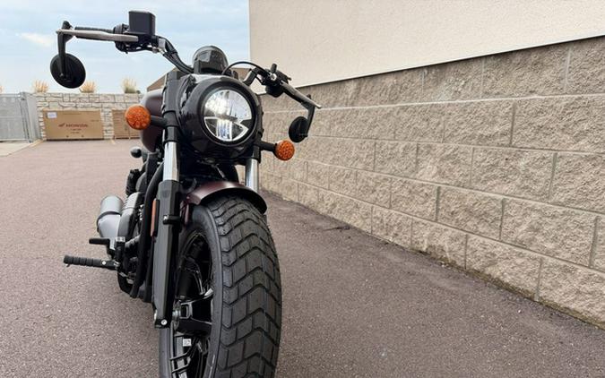 2026 Indian Scout Bobber Maroon Metallic Smoke