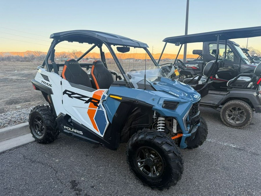 2024 Polaris RZR Trail Ultimate - Storm Blue / White Lightning.