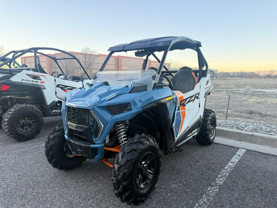 2024 Polaris RZR Trail Ultimate - Storm Blue / White Lightning.