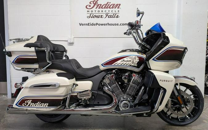 2026 Indian Pursuit Limited Signature Series Frontier Pearl / Revere Red