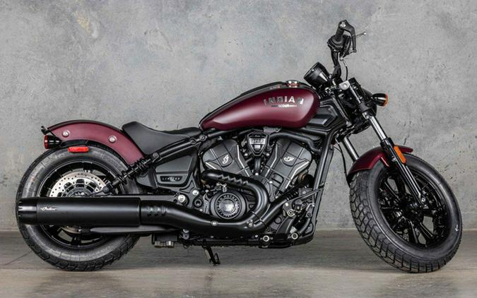 2026 Indian Scout Bobber Limited +Tech Maroon Metallic Smoke