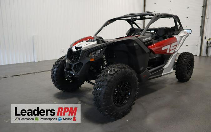 2024 Can-Am® Maverick X3 DS Turbo Fiery Red & Hyper Silver