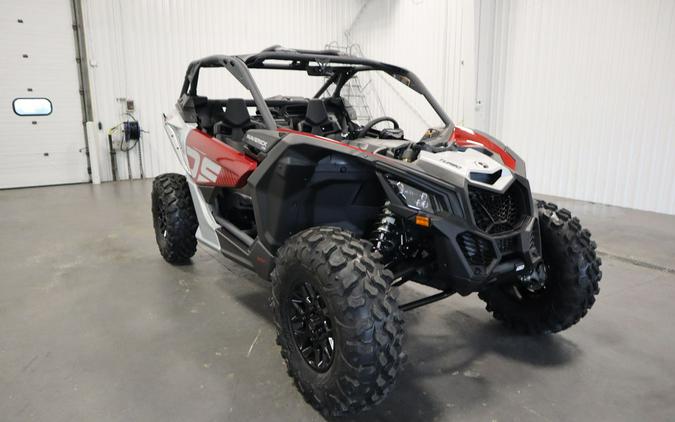 2024 Can-Am® Maverick X3 DS Turbo Fiery Red & Hyper Silver