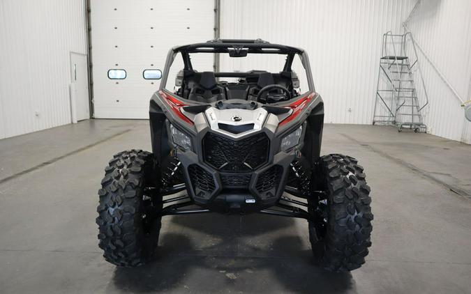 2024 Can-Am® Maverick X3 DS Turbo Fiery Red & Hyper Silver