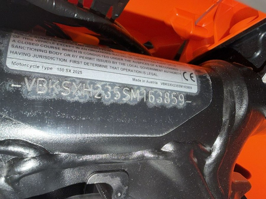 2025 KTM 150 SX