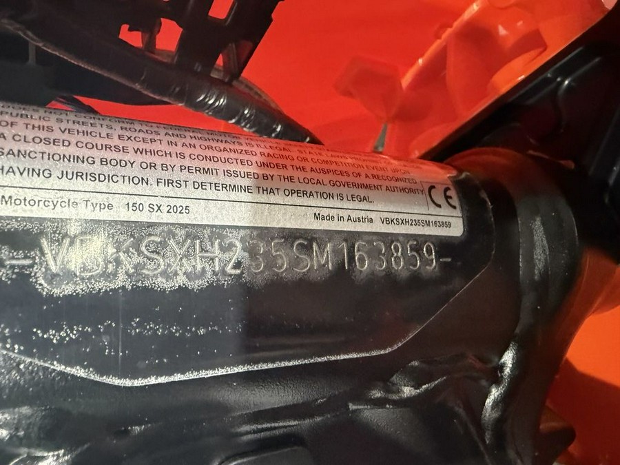 2025 KTM 150 SX