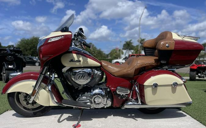 2015 Indian ROADMASTER, INDIAN RED/IVORY CREAM, 49ST Base