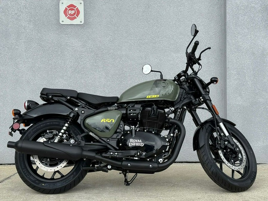 2026 Royal Enfield Shotgun 650 Green Drill