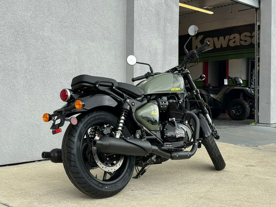 2026 Royal Enfield Shotgun 650 Green Drill