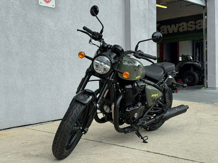 2026 Royal Enfield Shotgun 650 Green Drill