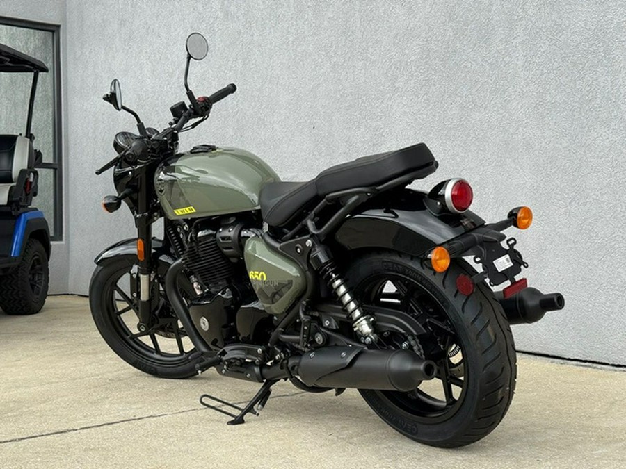 2026 Royal Enfield Shotgun 650 Green Drill