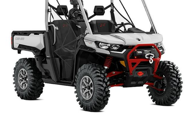 2025 Can-Am® Defender X mr HD10 Hyper Silver & Legion Red