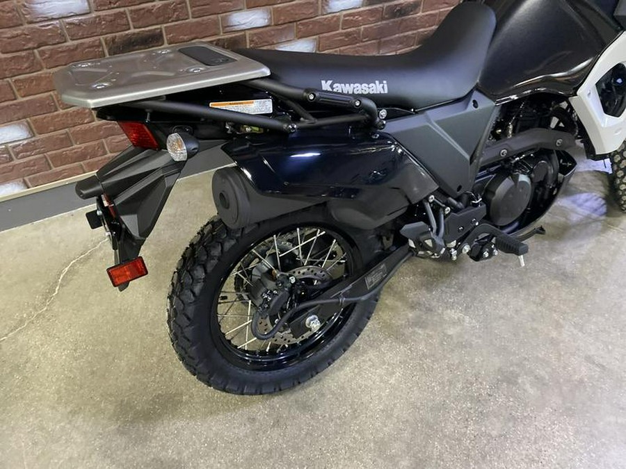 2025 Kawasaki KLR®650 Pearl Crystal White/Metallic Carbon Gray