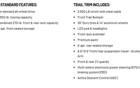 2026 Polaris Sportsman 570 Trail