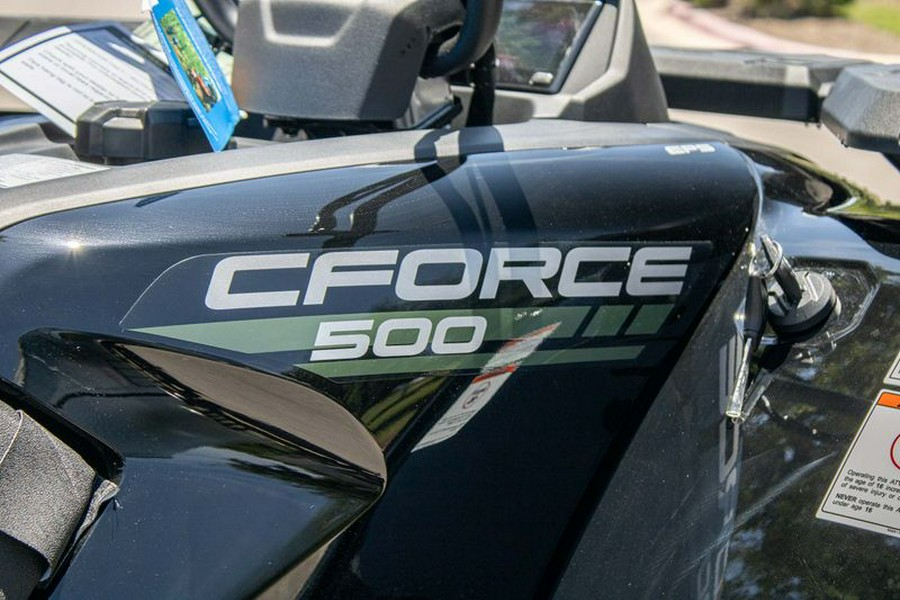 New 2024 CFMOTO CFORCE 500 S NEBULA BLACK