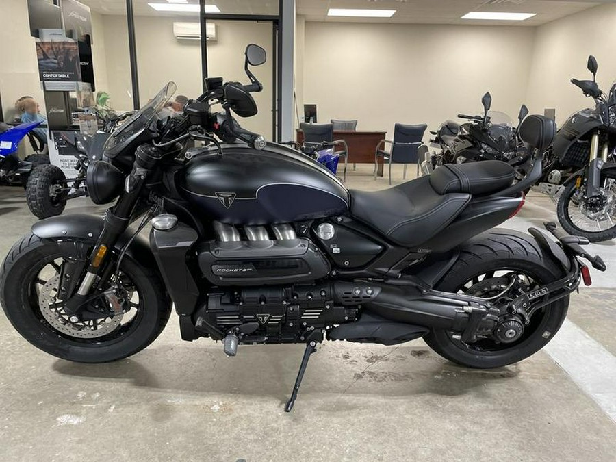 2025 Triumph Rocket 3 Storm GT Matte Sapphire Black and Satin Pacific Blue