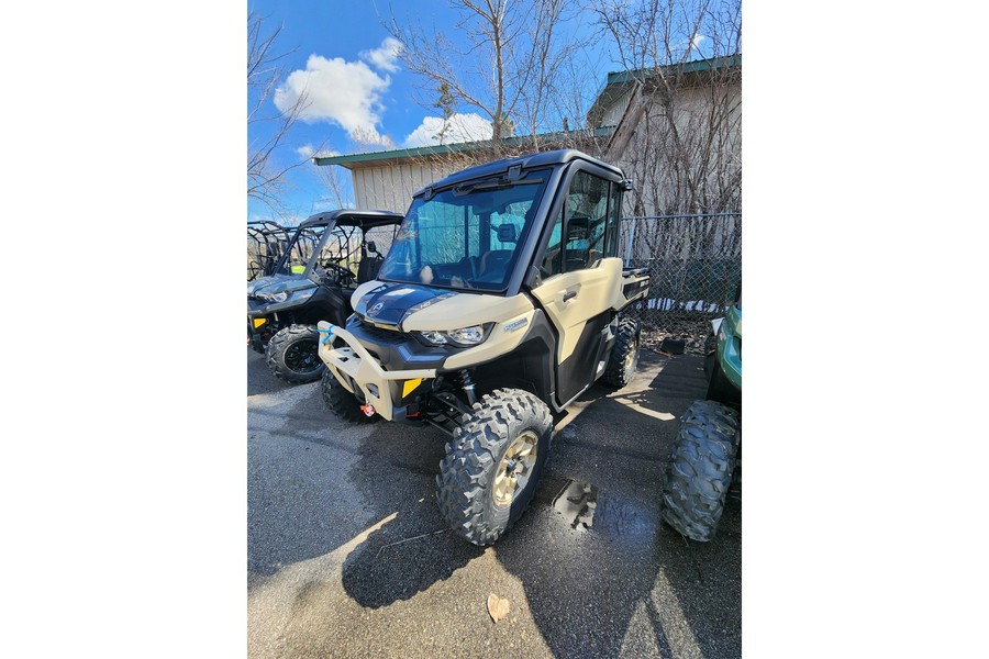 2024 Can-Am DEFENDER LIMITED CAB HD10 DESERT TAN & BLK