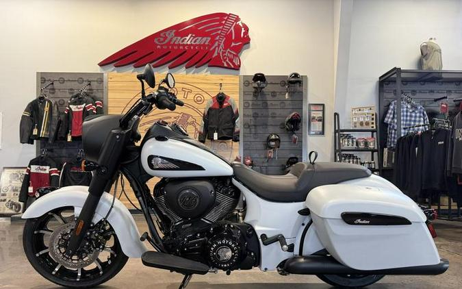 2026 Indian Motorcycle® Springfield ® Dark Horse® Ghost White Metallic Smoke