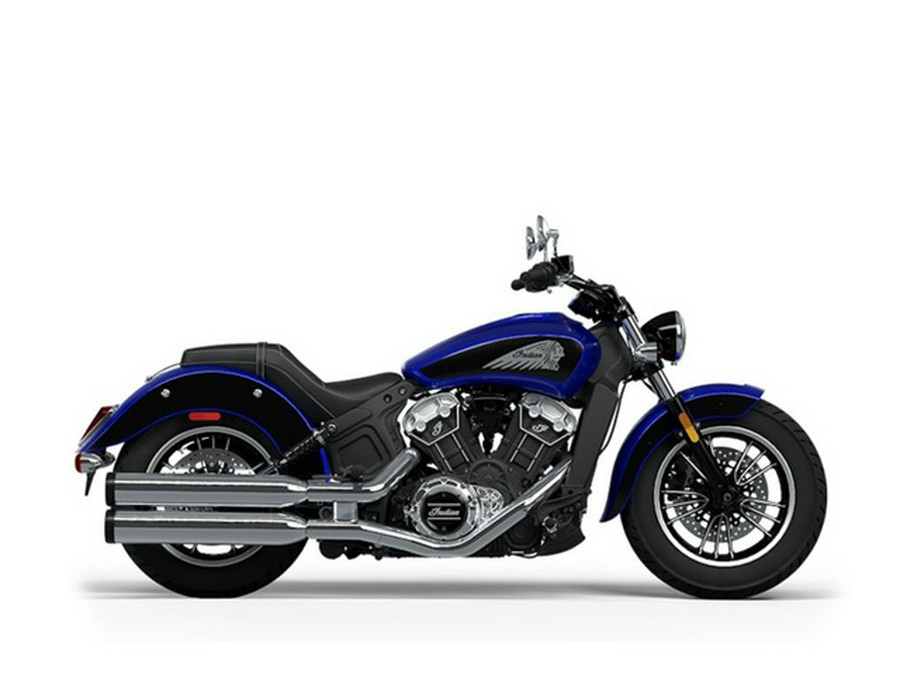 2024 Indian Scout ABS Spirit Blue Metallic/Black Metallic