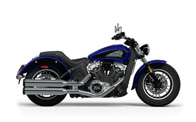 2024 Indian Scout ABS Spirit Blue Metallic/Black Metallic