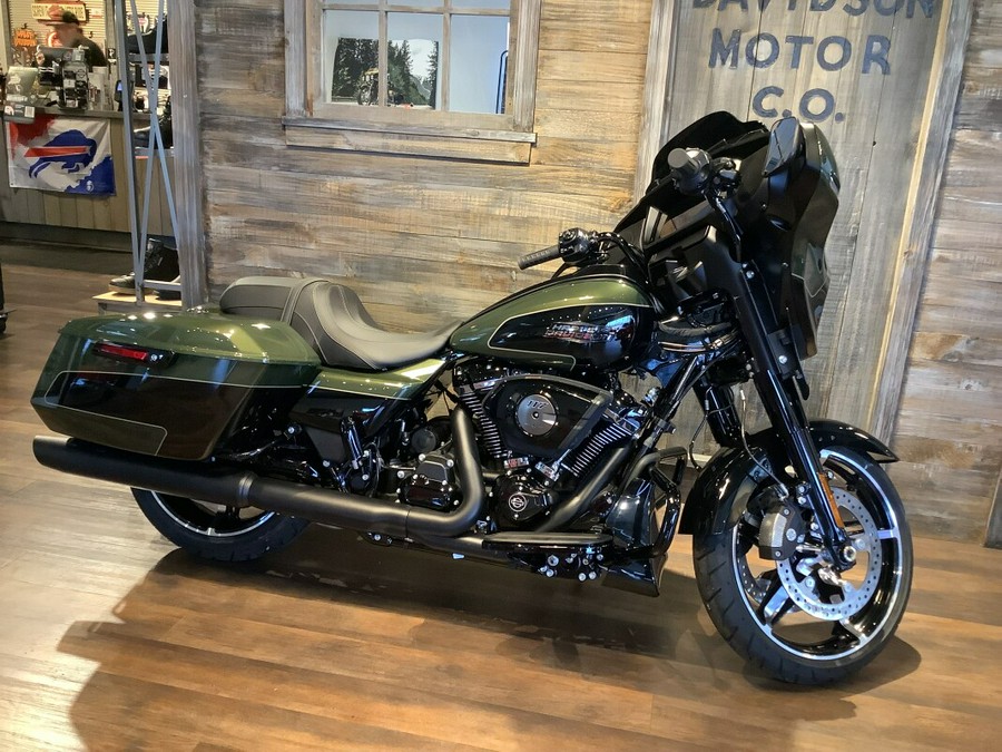 Harley-Davidson® Street Glide® 2026 FLHX T1-26 Olive Steel Metallic / Vivid Black - Black