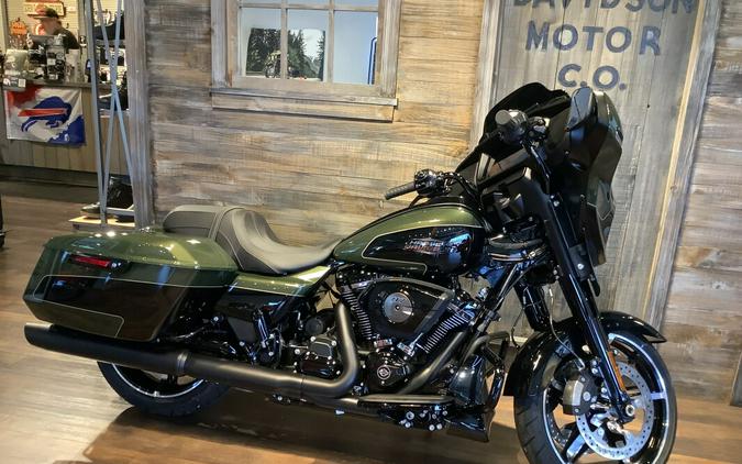 Harley-Davidson® Street Glide® 2026 FLHX T1-26 Olive Steel Metallic / Vivid Black - Black