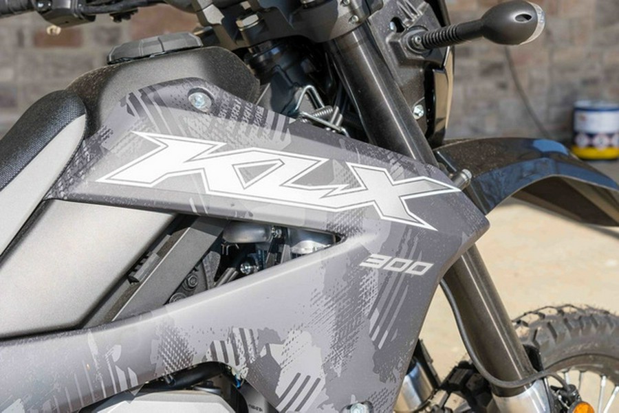 2024 Kawasaki KLX300 Cypher Camo Gray