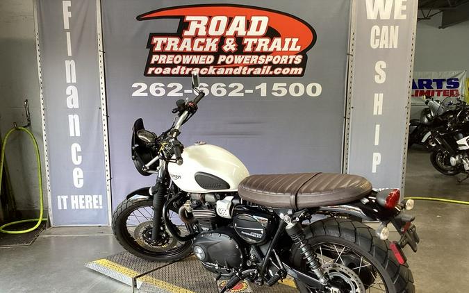 2019 Triumph Street Scrambler Fusion White