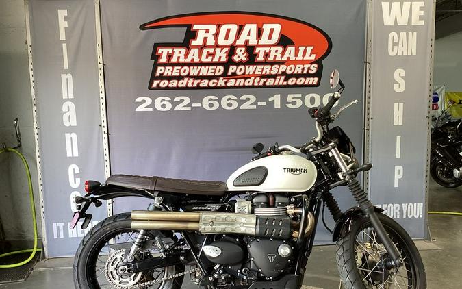 2019 Triumph Street Scrambler Fusion White