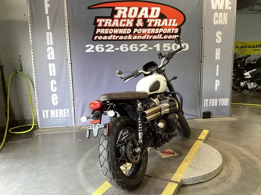 2019 Triumph Street Scrambler Fusion White