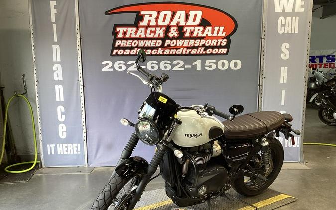 2019 Triumph Street Scrambler Fusion White