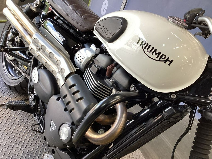 2019 Triumph Street Scrambler Fusion White