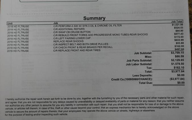 2016 Harley-Davidson CVO Road Glide Ultra