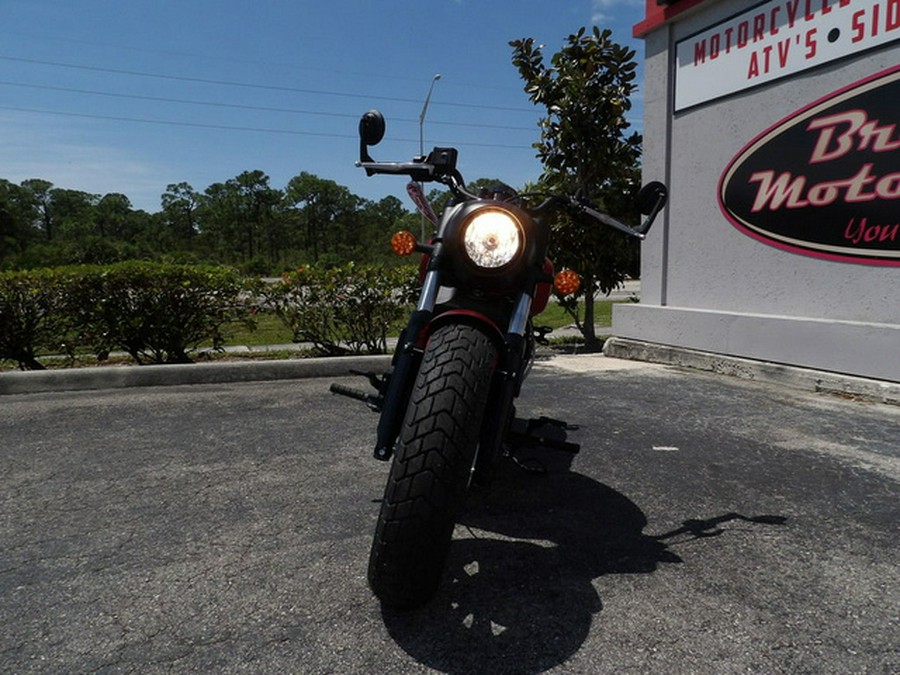 2024 Indian Scout Bobber ABS Icon Indy Red