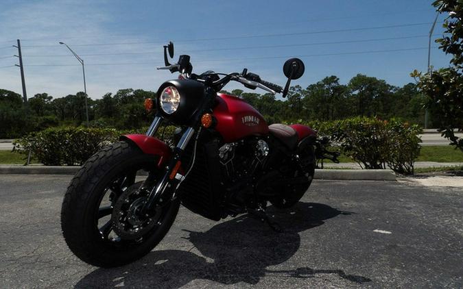 2024 Indian Scout Bobber ABS Icon Indy Red