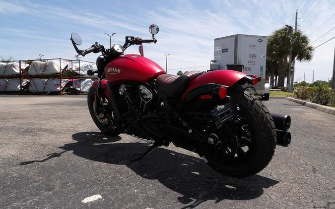2024 Indian Scout Bobber ABS Icon Indy Red