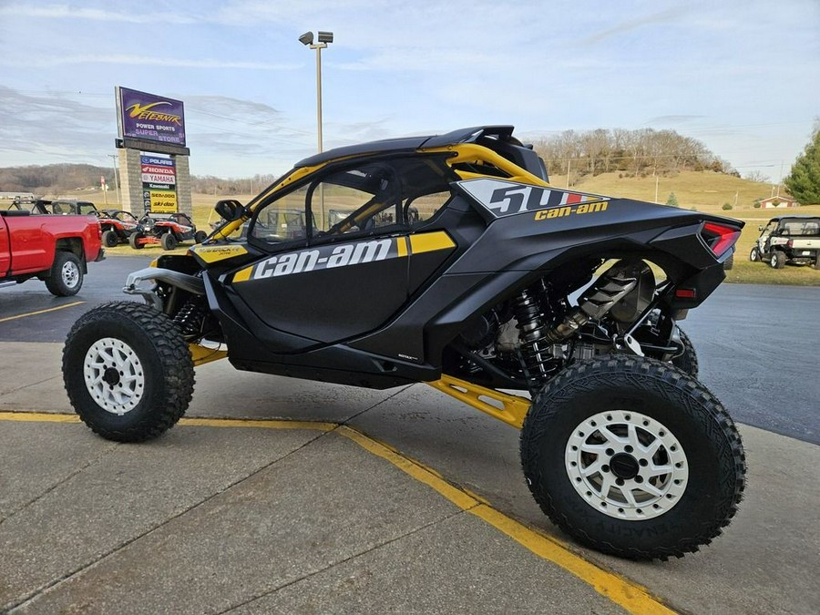 2024 Can-Am® Maverick R X RS with Smart-Shox Carbon Black & Neo Yellow