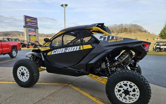 2024 Can-Am® Maverick R X RS with Smart-Shox Carbon Black & Neo Yellow