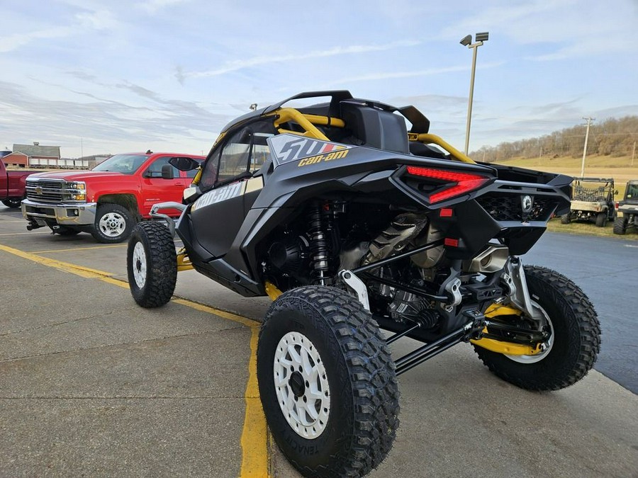 2024 Can-Am® Maverick R X RS with Smart-Shox Carbon Black & Neo Yellow