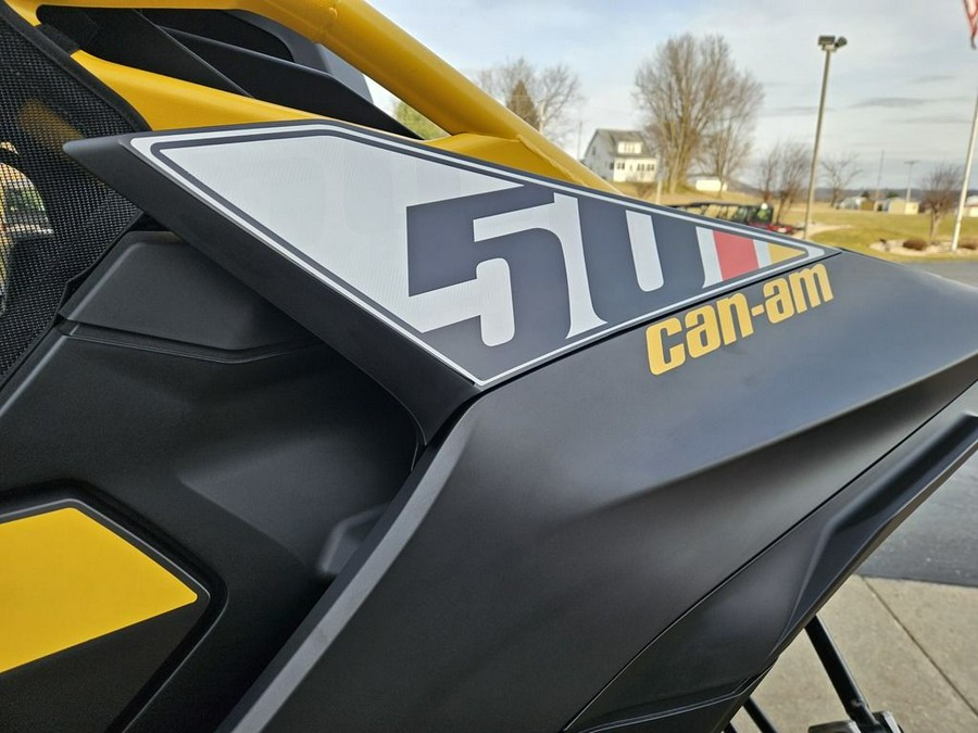 2024 Can-Am® Maverick R X RS with Smart-Shox Carbon Black & Neo Yellow